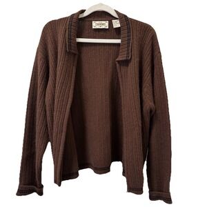 Vintage Pres De‎ Chamonix Lambswool Full Zip Jacket Casual Quiet Luxury